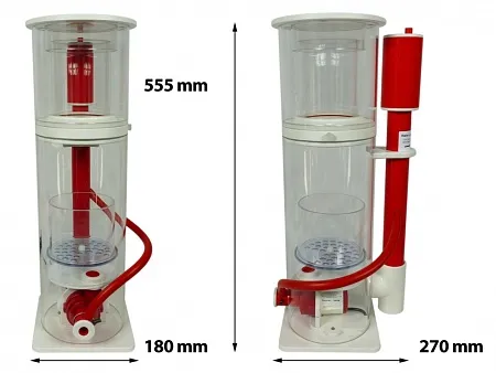 Mini Bubble King 160 + RDX DC 12/24V Протеиновый скиммер Mini Bubble King 160 для морского аквариума до 500 л