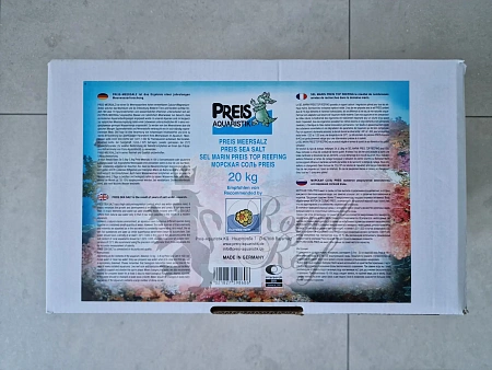 Морская соль PREIS-Meersalz 20кг (коробка) Морская соль для аквариумов PREIS-Meersalz в коробке 20кг