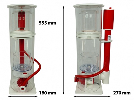 Mini Bubble King 160 + RDX DC 12/24V Протеиновый скиммер Mini Bubble King 160 для морского аквариума до 500 л