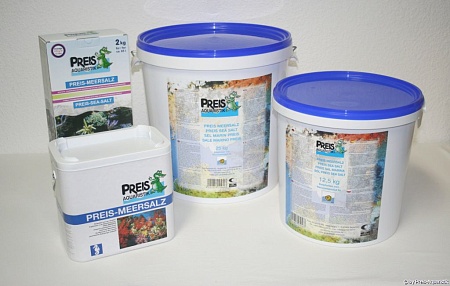 Морская соль PREIS-Meersalz 20кг (коробка) Морская соль для аквариумов PREIS-Meersalz в коробке 20кг